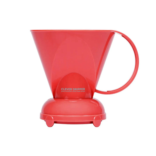 Clever Dripper koralowy L 500 ml – zaparzacz do kawy typu immersion