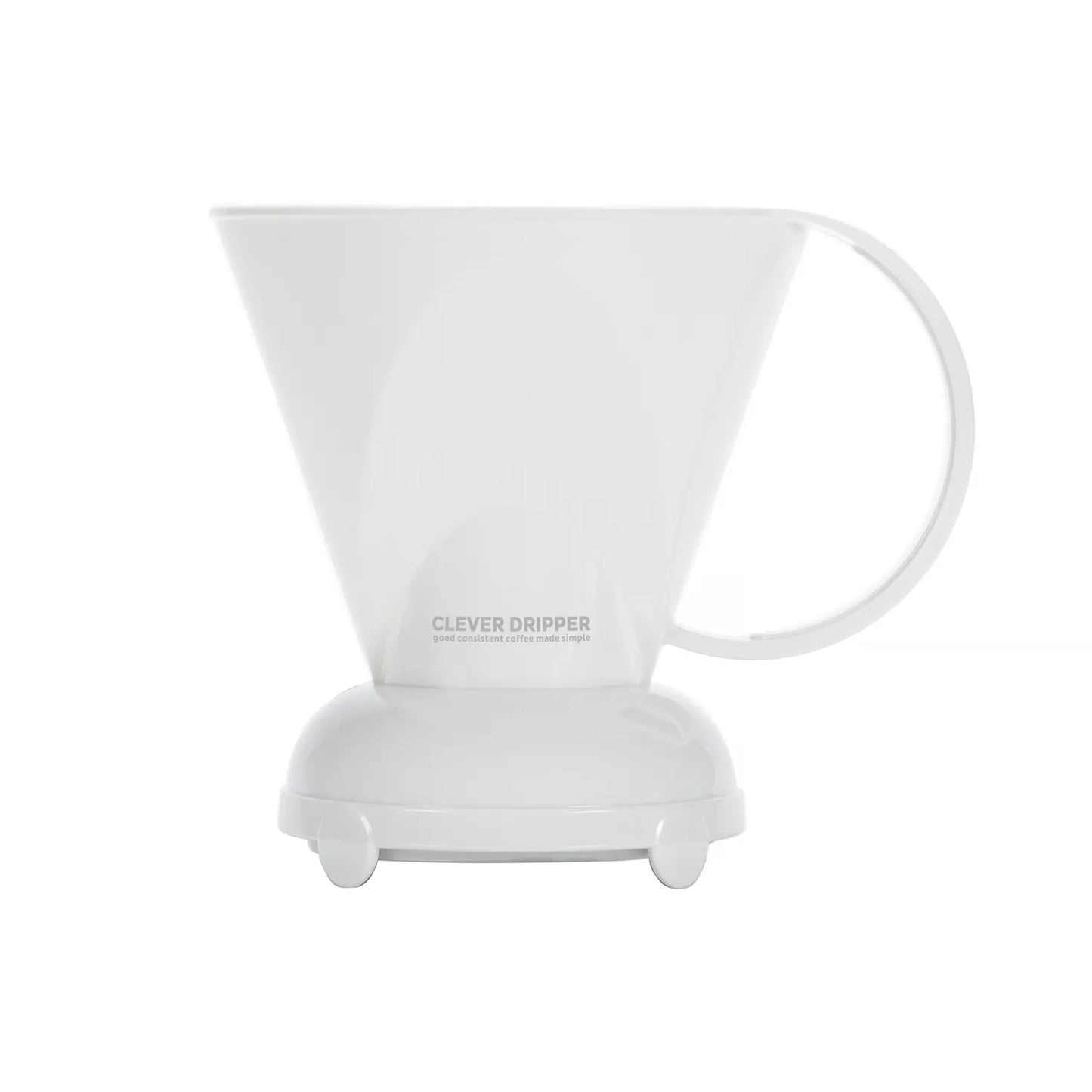 Biały clever dripper zaparzacz do kawy