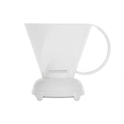 Biały clever dripper zaparzacz do kawy