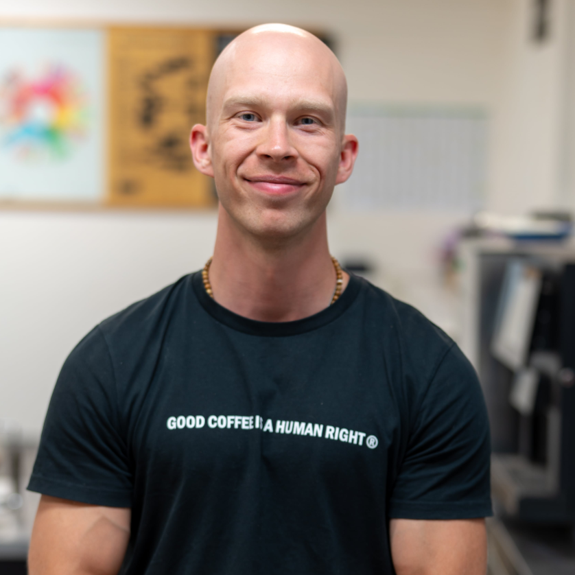 T-shirt JAVA GOOD COFFEE IS A HUMAN RIGHT unisex