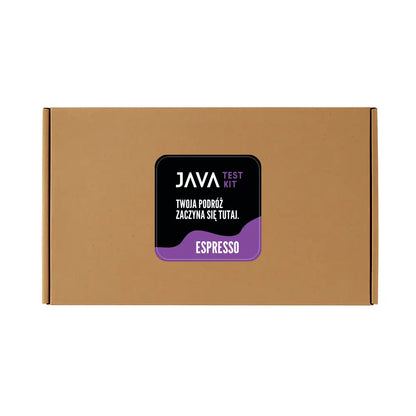 Zestaw testowy JAVA Test Kit Espresso – opakowanie z kawą do ekspresu, świeżo palona 100% Arabika
