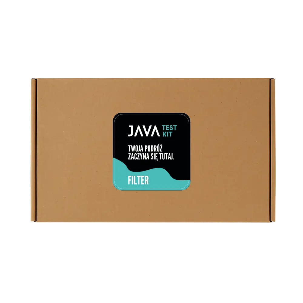 Zestaw testowy JAVA Test Kit Filter – opakowanie z kawą do przelewu, świeżo palona 100% Arabika