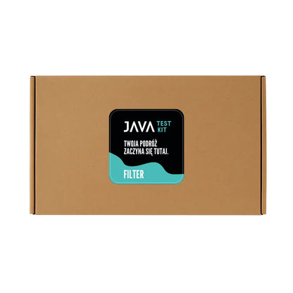 Zestaw testowy JAVA Test Kit Filter – opakowanie z kawą do przelewu, świeżo palona 100% Arabika