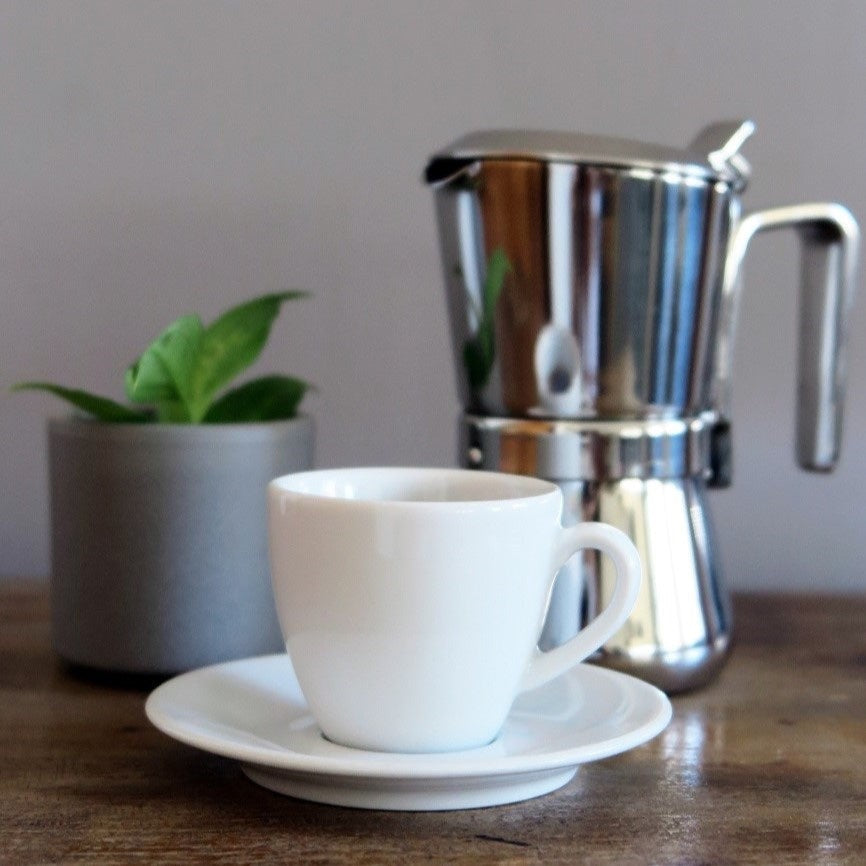 Kawa Gwatemala Santa Rosa lifestyle picture with mokapot