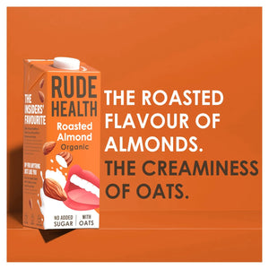 Rude Health Organic Roasted Almond Plant Drink 6 x 1L