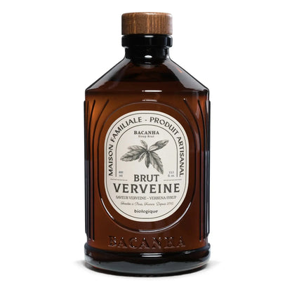 Bacanha Brut Verveine – organiczny syrop werbena 400 ml packshot produktu