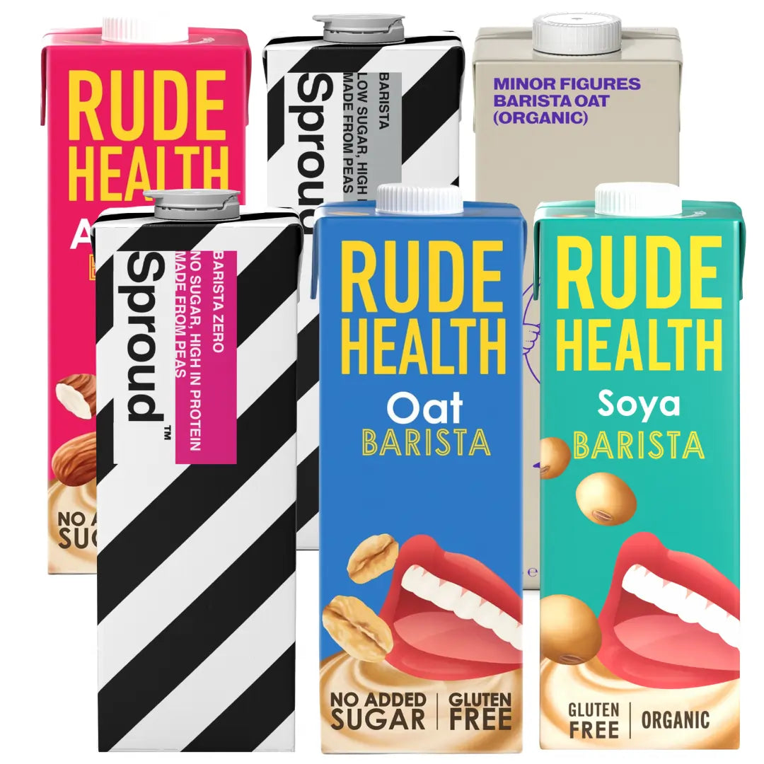 Barista SPROUD™ Plant-Based Drink Set | Rude Health | Minor Figures 6 x 1L