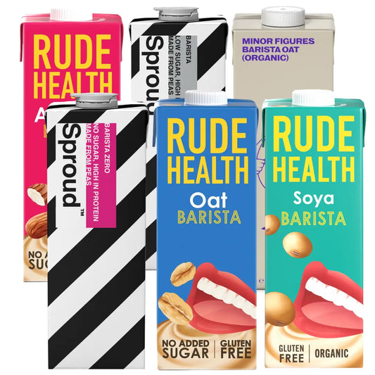 Barista SPROUD™ Plant-Based Drink Set | Rude Health | Minor Figures 6 x 1L