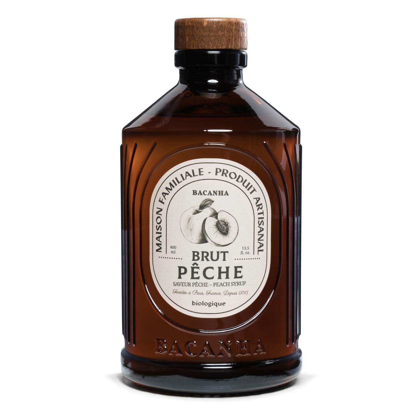 Bacanha Peach flavored syrup [ORGANIC]